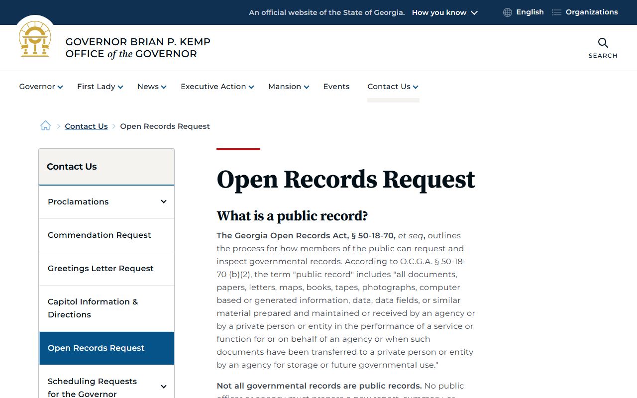 Lincoln County Clerk of Superior Court Georgia open records request guidance