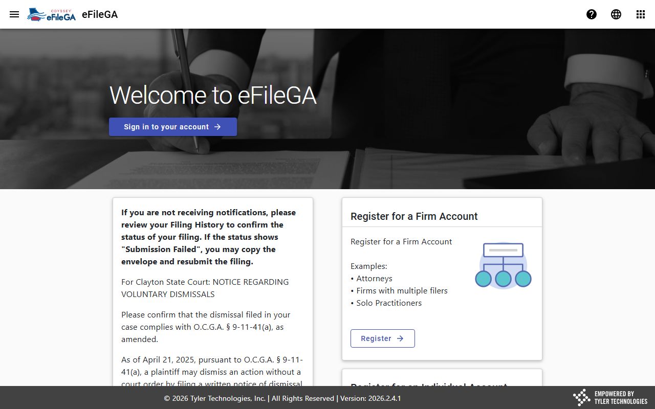 Lincoln County court records eFileGA case number guidance