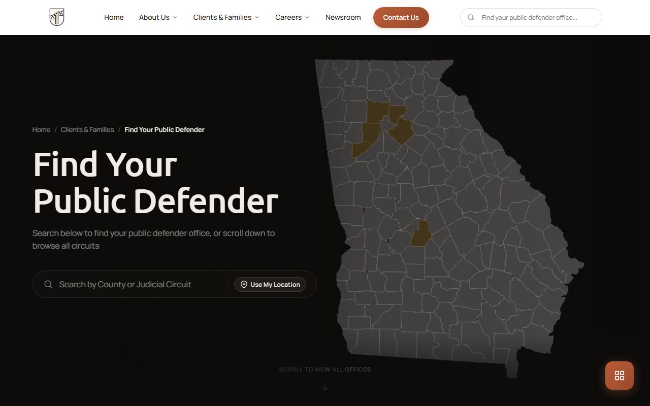 Lincoln County criminal court records Toombs Judicial Circuit map