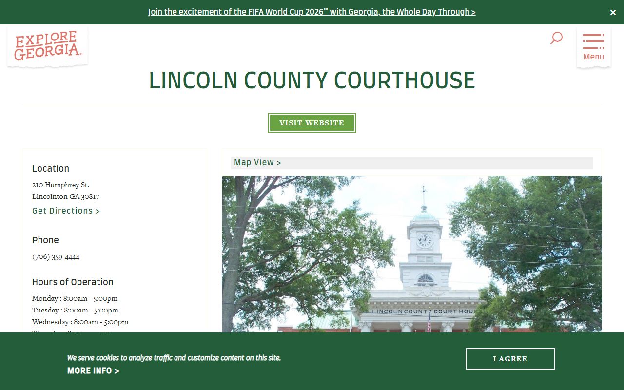 Lincoln County court records historic courthouse