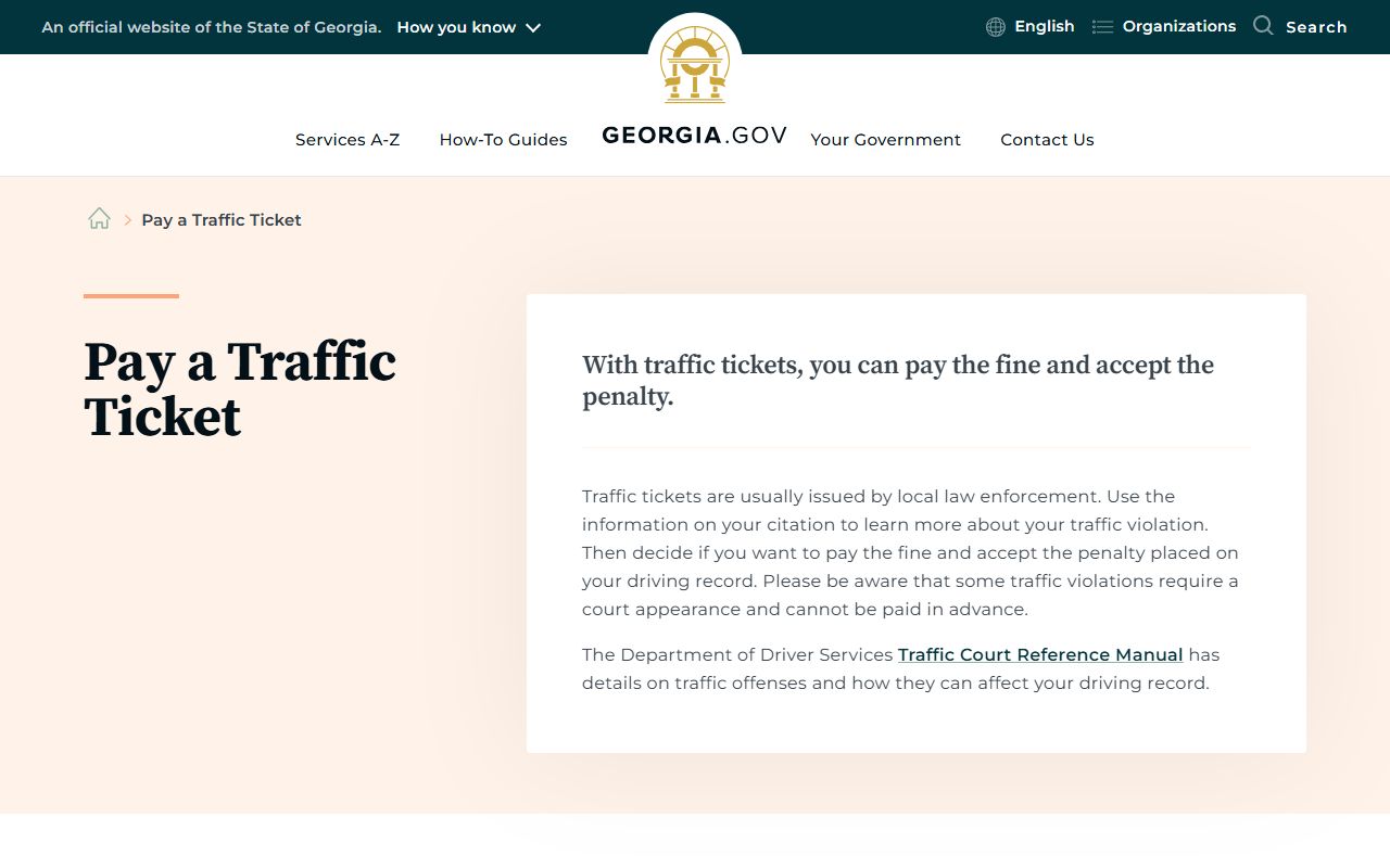 Lincoln County traffic court records Georgia pay traffic ticket guidance